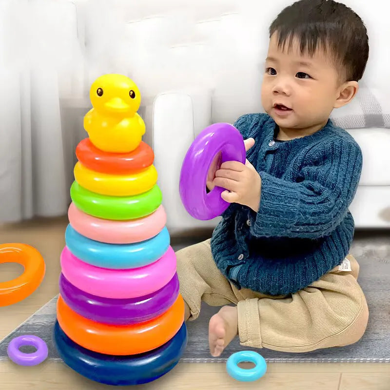 Jouet Bebe Tour Arc-En-Ciel