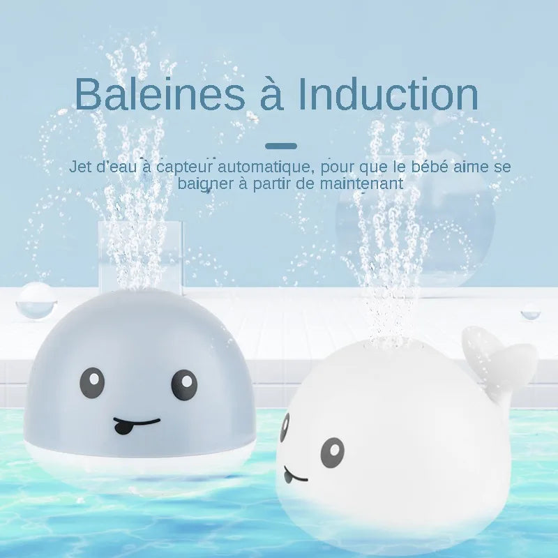 Jouet de bain Baleine Lumineux - Gris