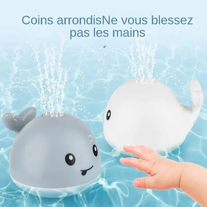 Jouet de bain Baleine Lumineux - Gris