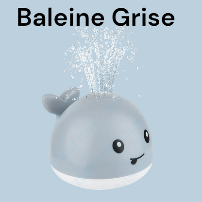 Jouet de bain Baleine Lumineux - Gris